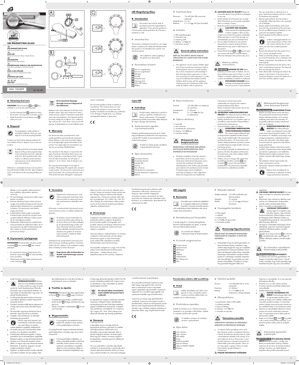 Auriol Z31256 User Manual | 2 pages