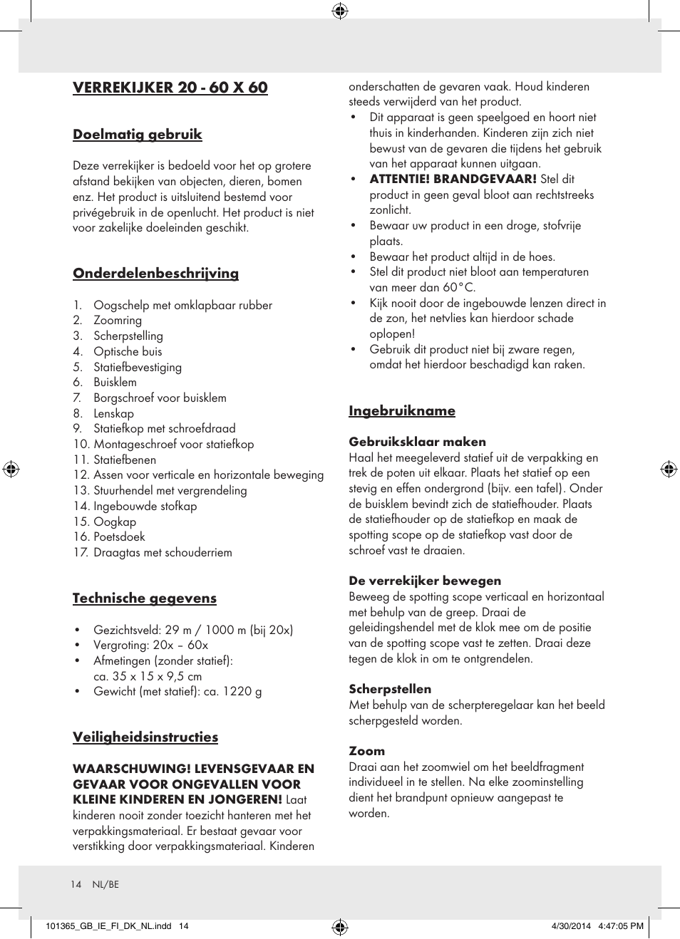 Auriol Z31261 User Manual | Page 14 / 18