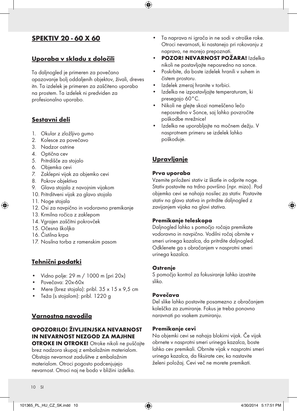 Auriol Z31261 User Manual | Page 10 / 18