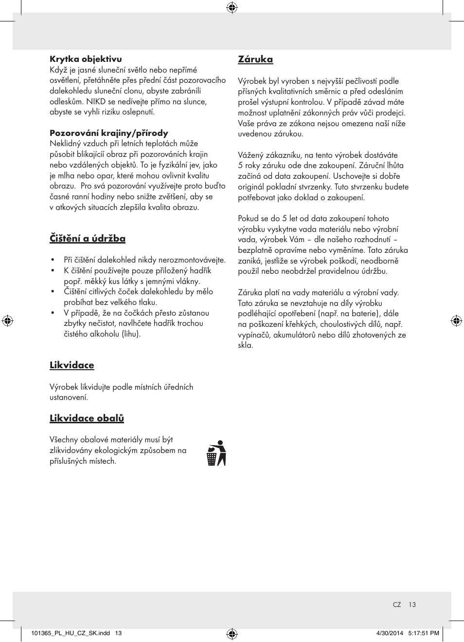 Auriol Z31261 User Manual | Page 13 / 18