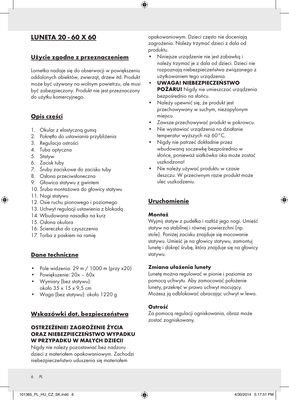 Auriol Z31261 User Manual | Page 6 / 18
