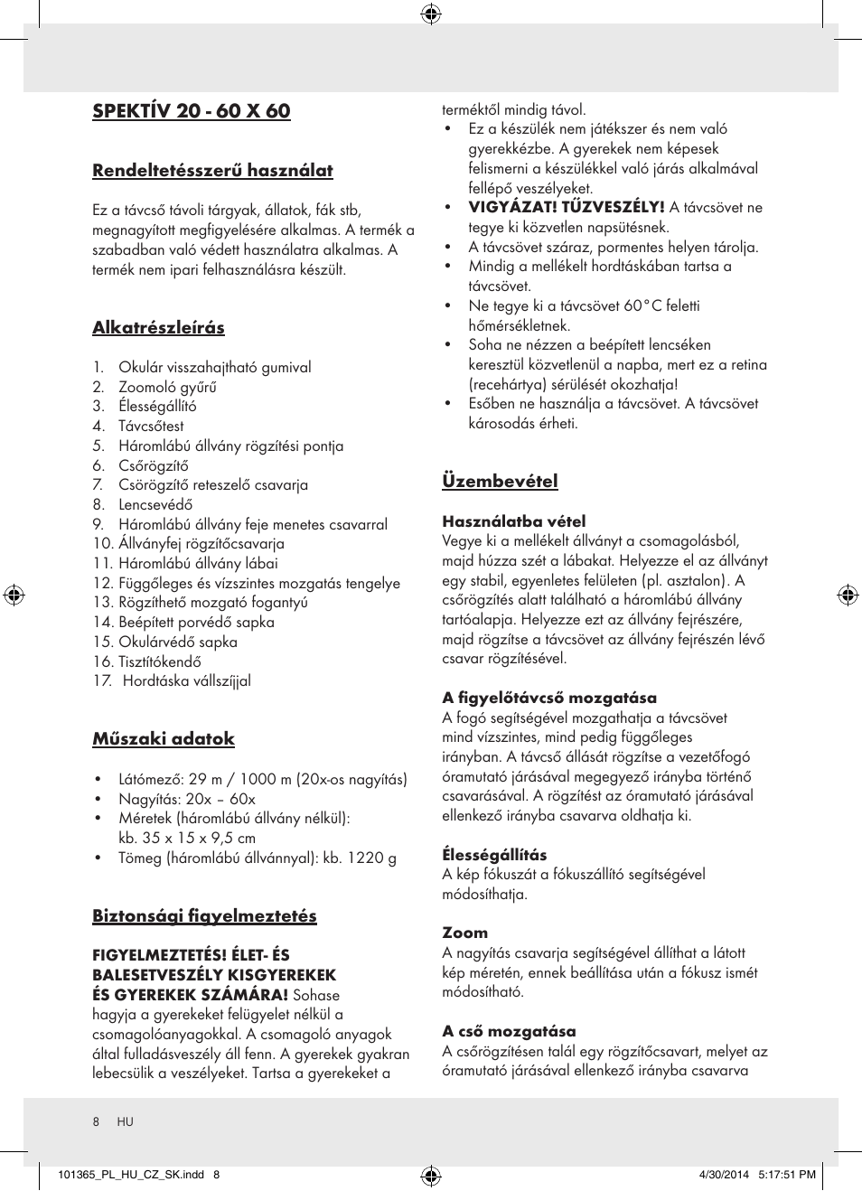 Auriol Z31261 User Manual | Page 8 / 18