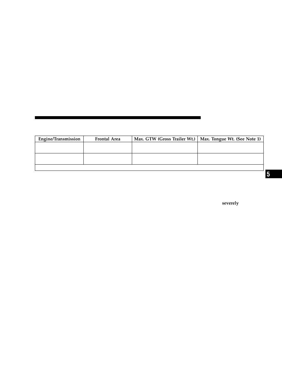 Trailer towing weights (maximum trailer, Weight ratings), Trailer and tongue weight | Dodge 2006 JR41 Stratus Sedan User Manual | Page 181 / 296