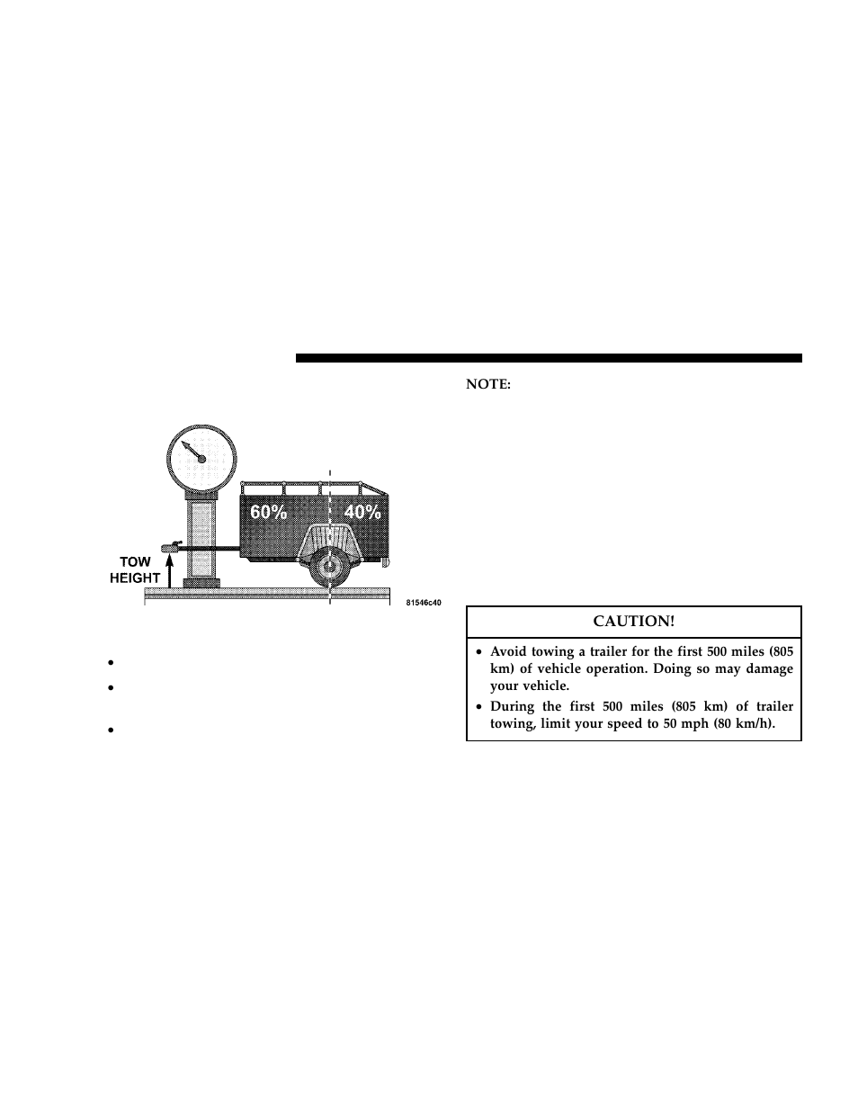 Towing requirements | Dodge 2006 JR41 Stratus Sedan User Manual | Page 182 / 296