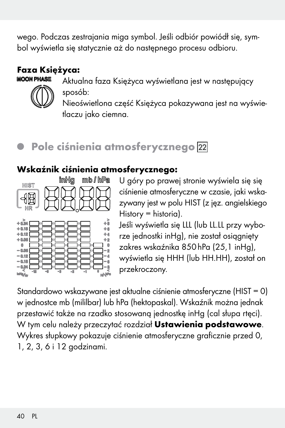 Pole ciśnienia atmosferycznego | Auriol Z32171 User Manual | Page 40 / 146