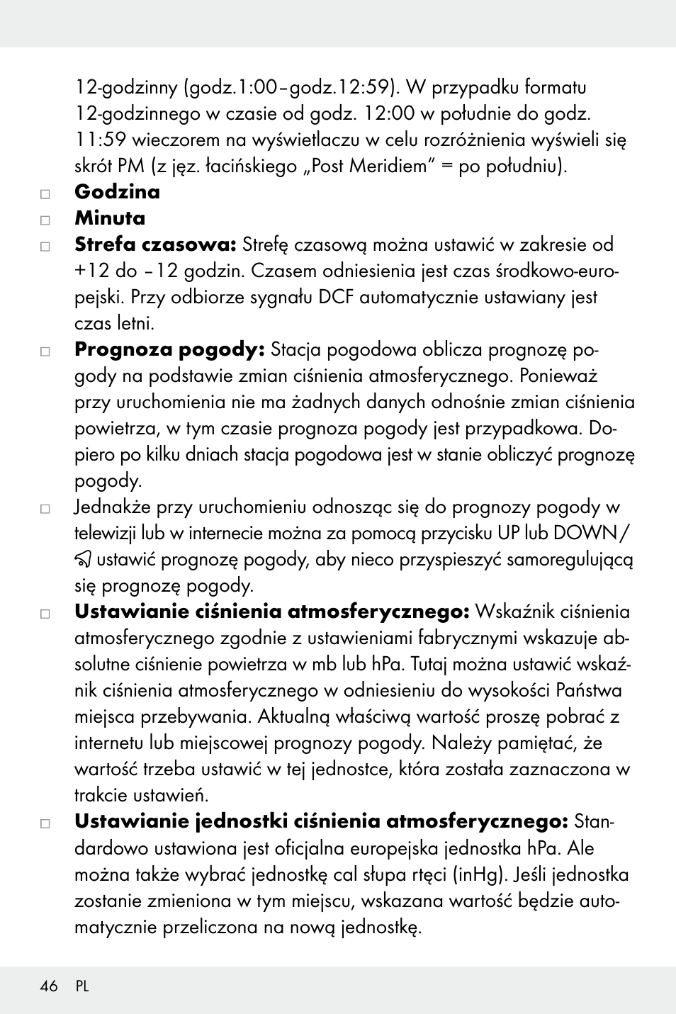 Auriol Z32171 User Manual | Page 46 / 146