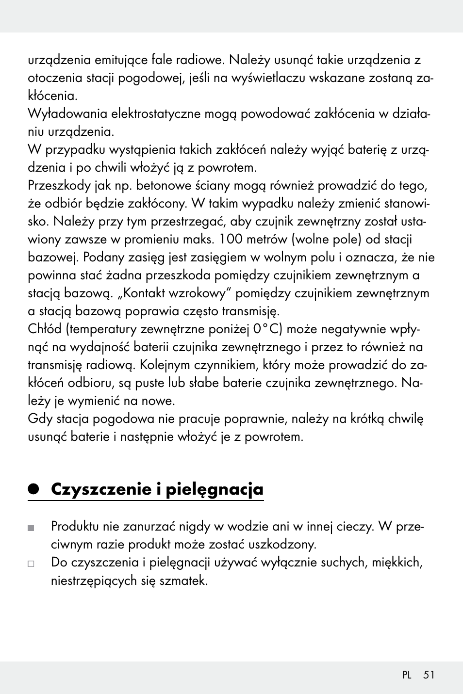 Czyszczenie i pielęgnacja | Auriol Z32171 User Manual | Page 51 / 146