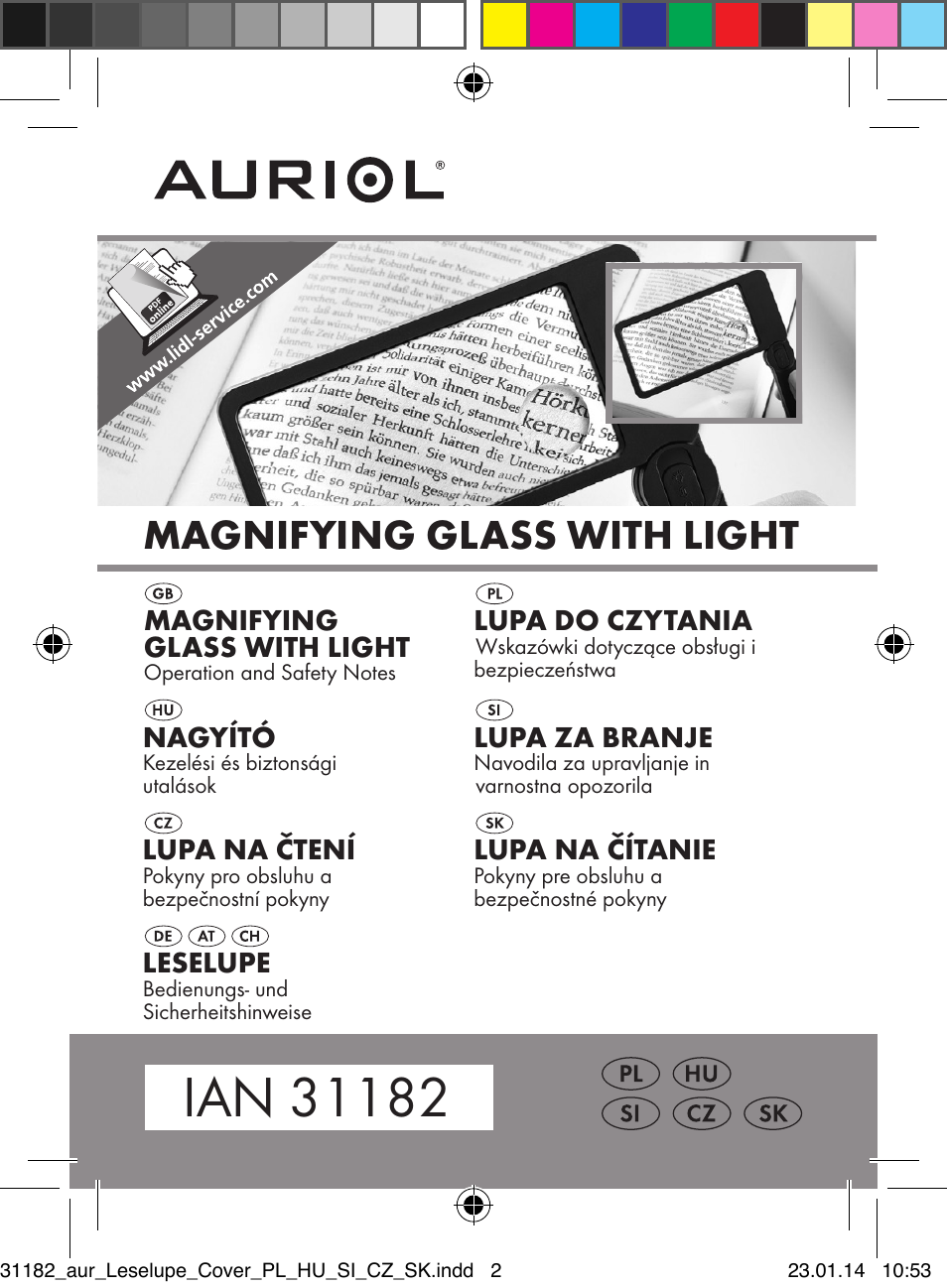 Auriol Z29652A User Manual | 82 pages