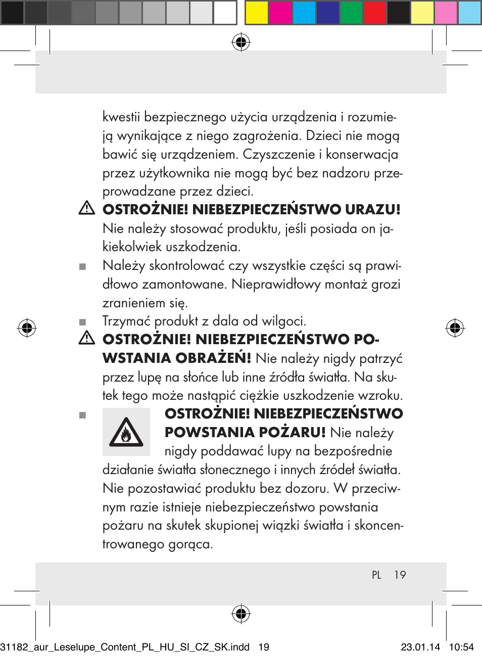 Auriol Z29652A User Manual | Page 19 / 82