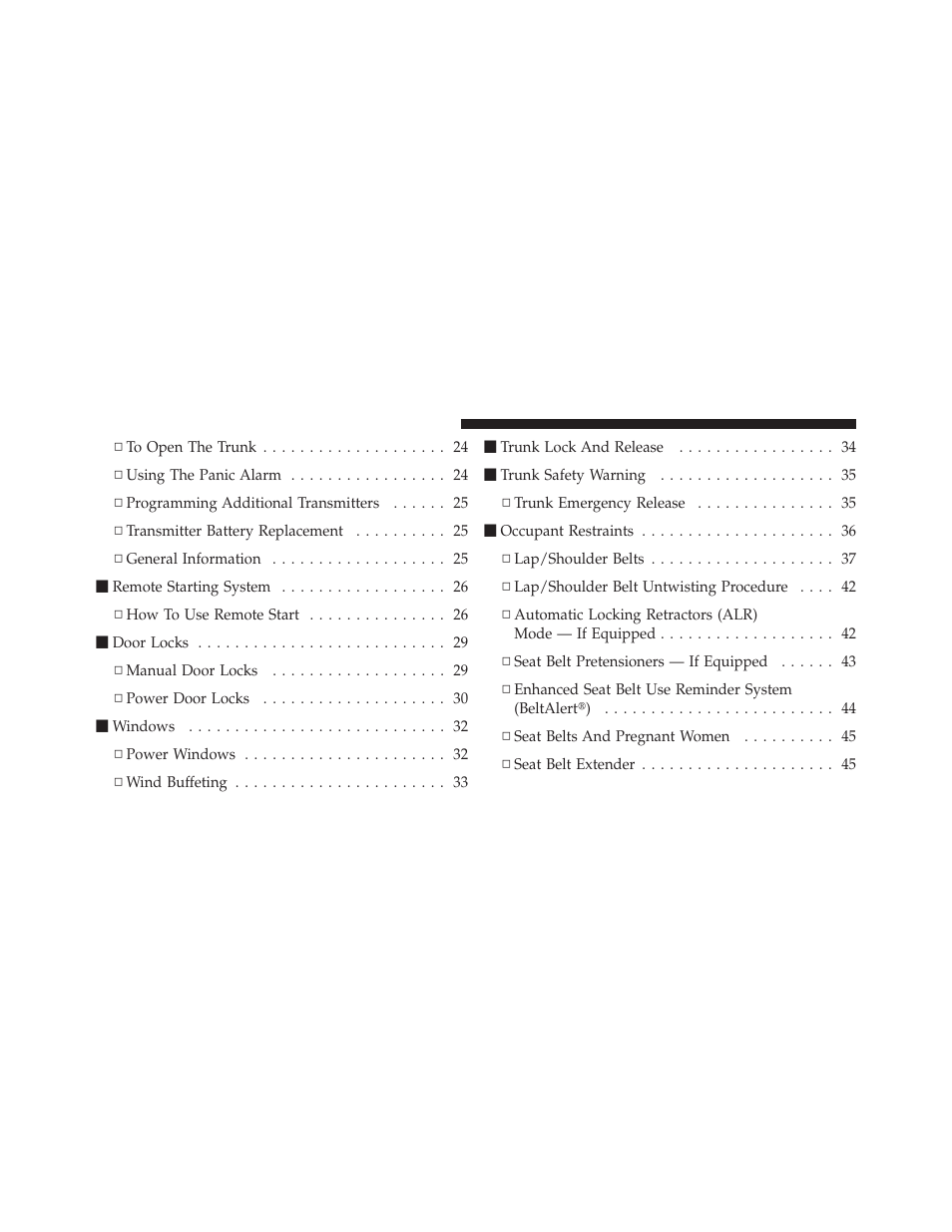 Dodge 2010 Challenger User Manual | Page 11 / 469
