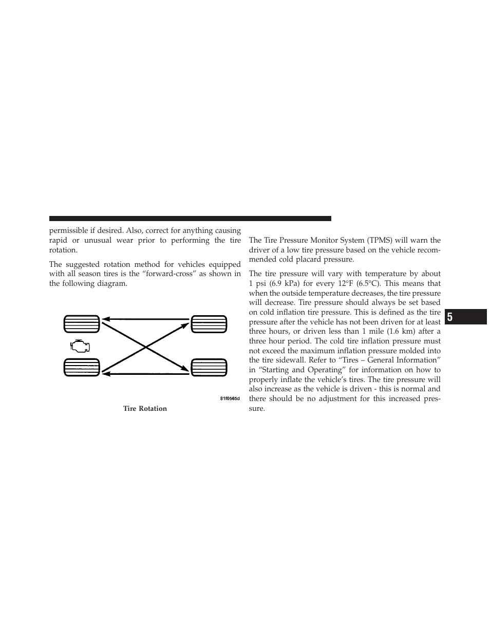 Tire pressure monitor system (tpms) | Dodge 2010 Challenger User Manual | Page 302 / 469