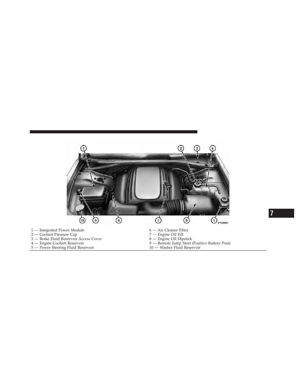 Engine compartment — 5.7l | Dodge 2010 Challenger User Manual | Page 370 / 469