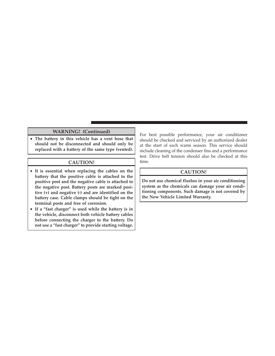 Air conditioner maintenance | Dodge 2010 Challenger User Manual | Page 381 / 469