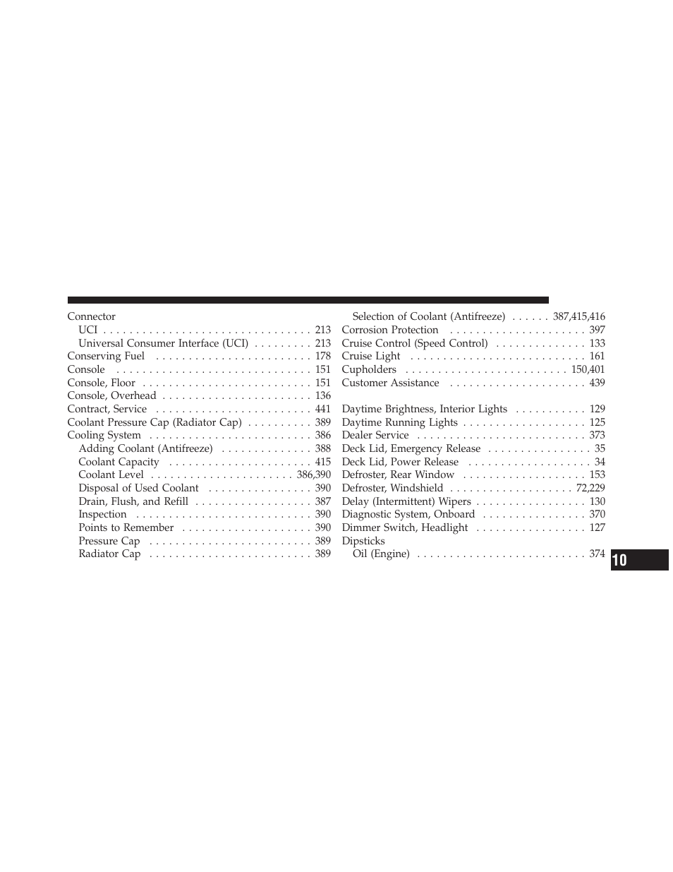 Dodge 2010 Challenger User Manual | Page 452 / 469