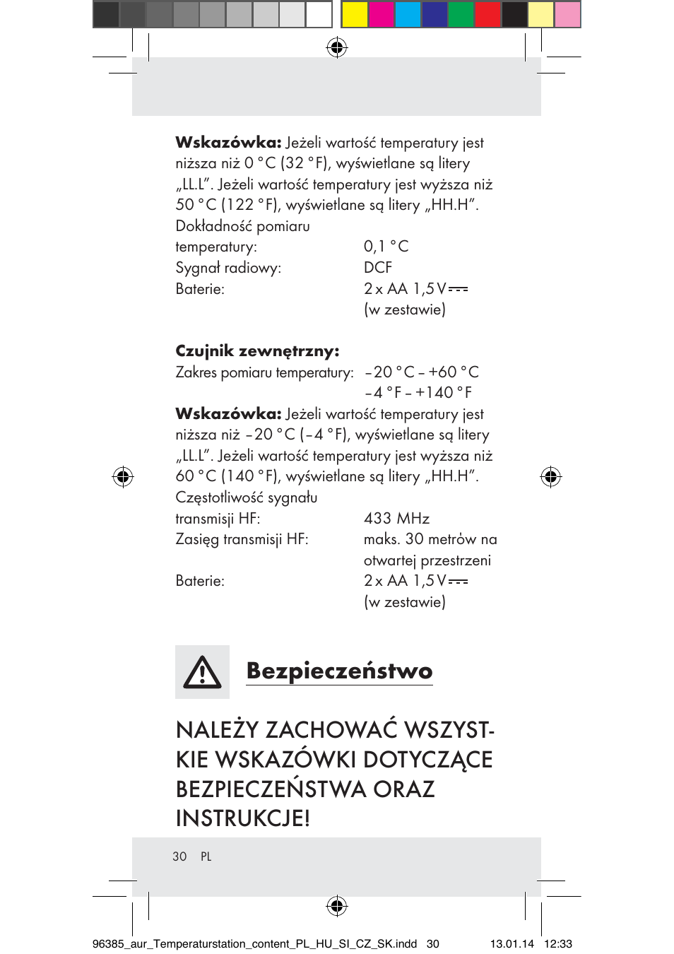 Auriol Z31743A_B User Manual | Page 30 / 159