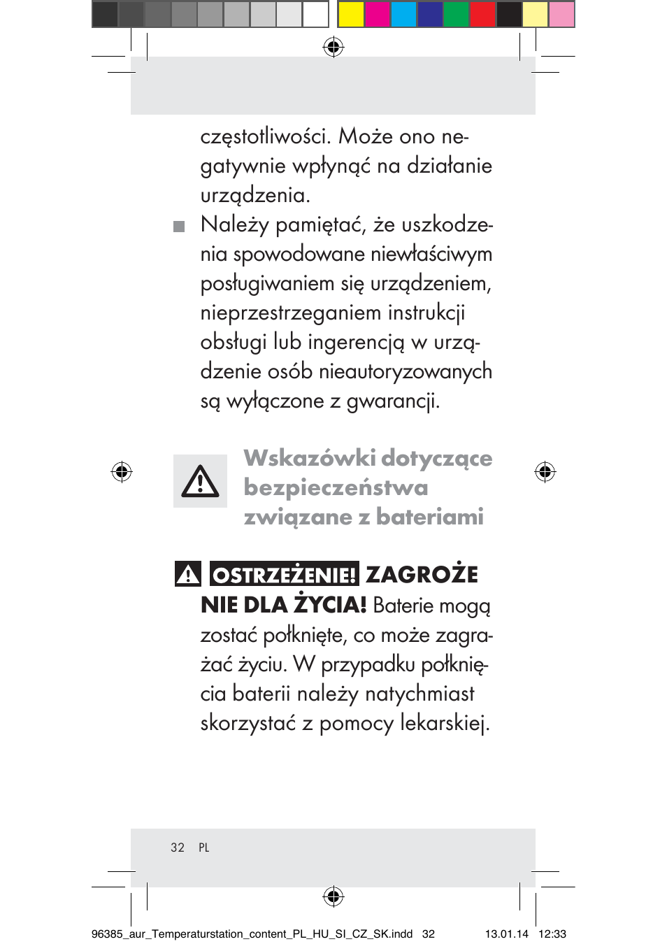 Auriol Z31743A_B User Manual | Page 32 / 159