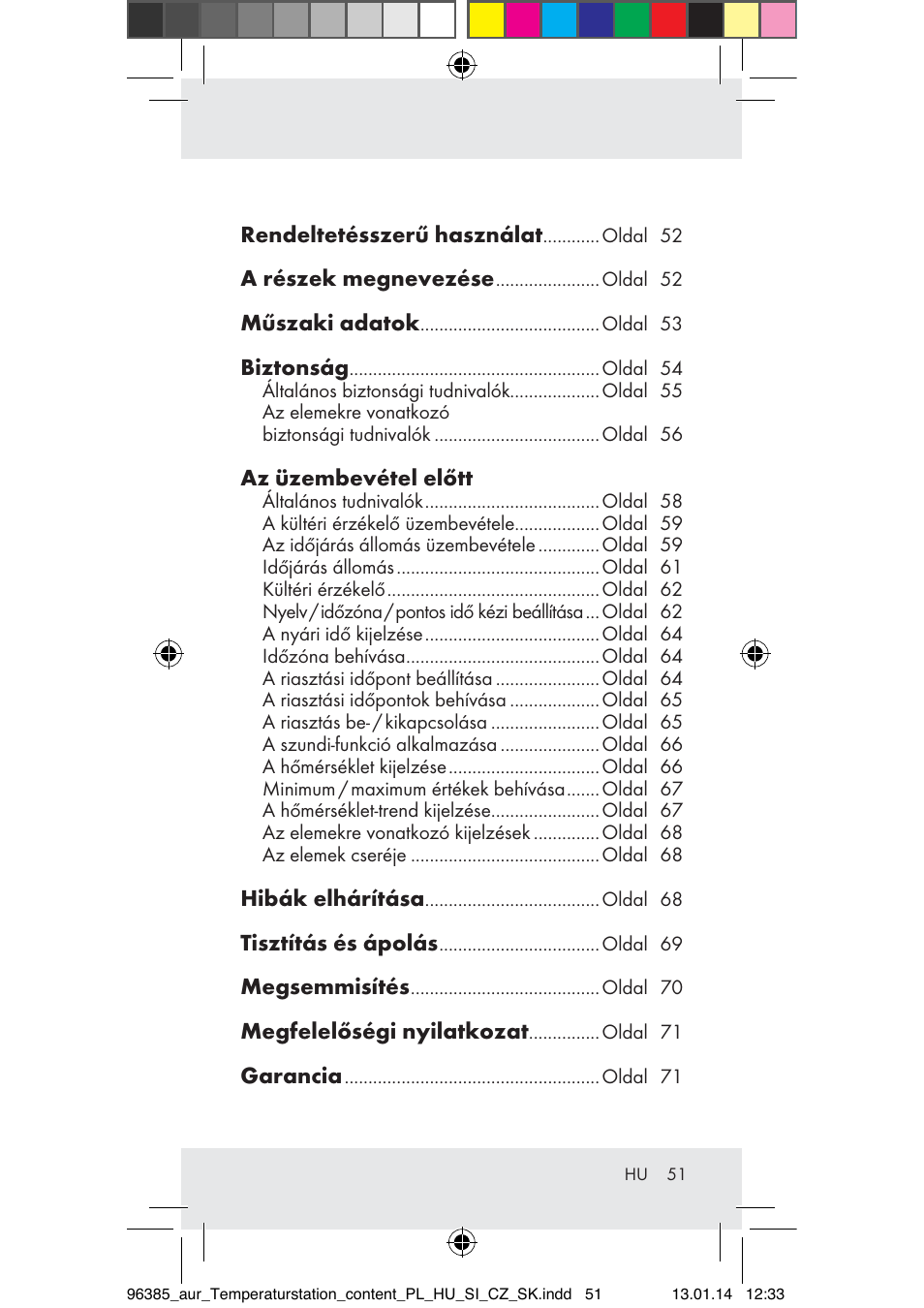 Auriol Z31743A_B User Manual | Page 51 / 159