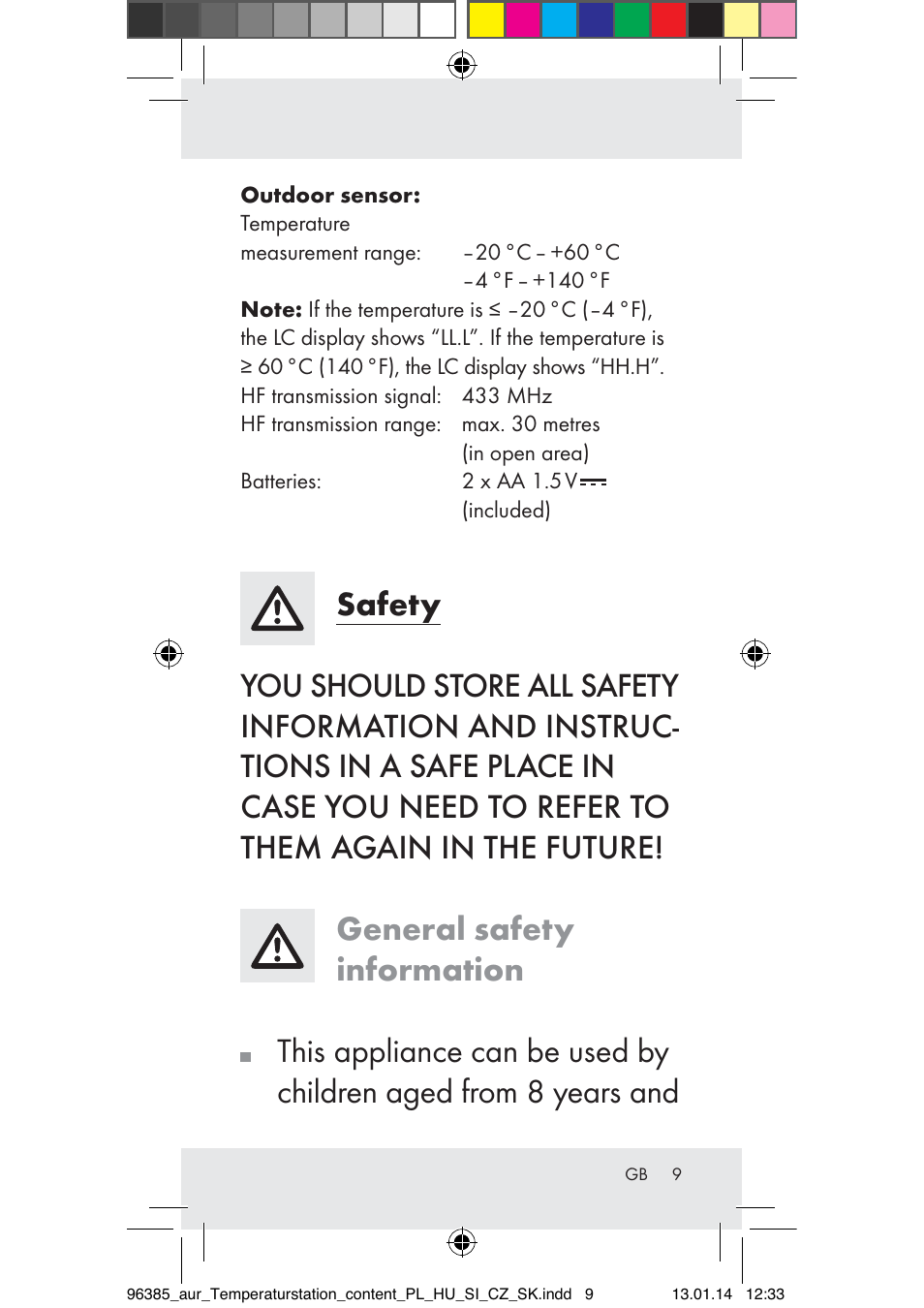 Auriol Z31743A_B User Manual | Page 9 / 159
