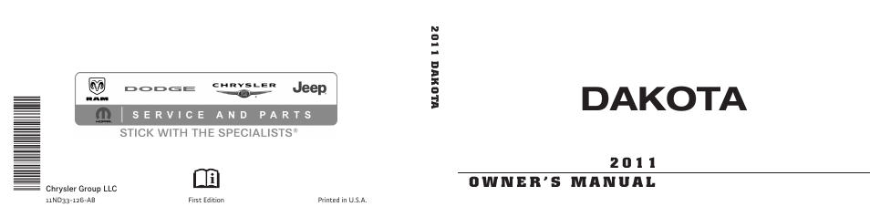 Dodge 2011 Dakota User Manual | 454 pages