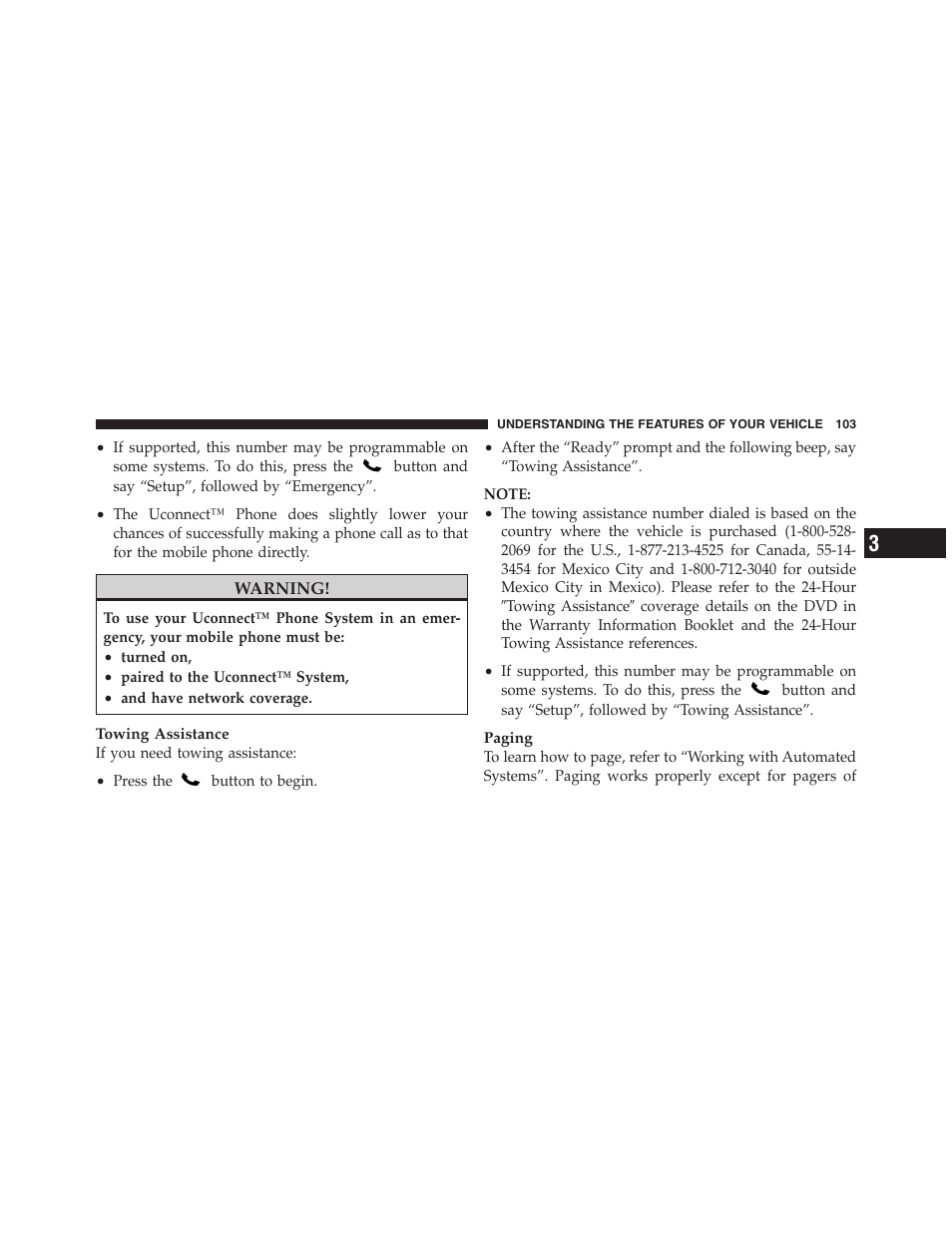 Dodge 2011 Dakota User Manual | Page 104 / 454