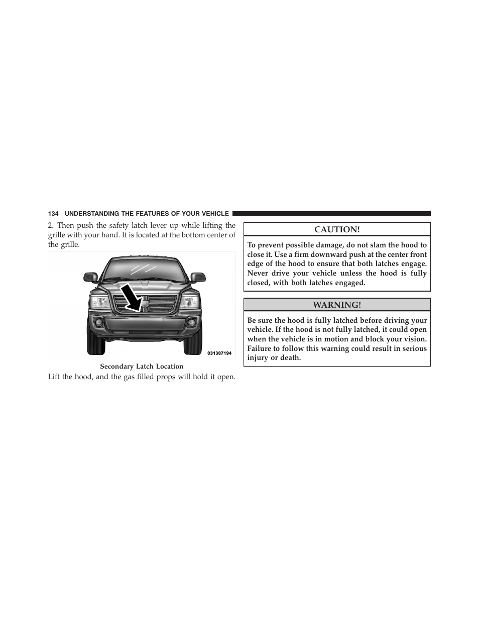 Dodge 2011 Dakota User Manual | Page 135 / 454