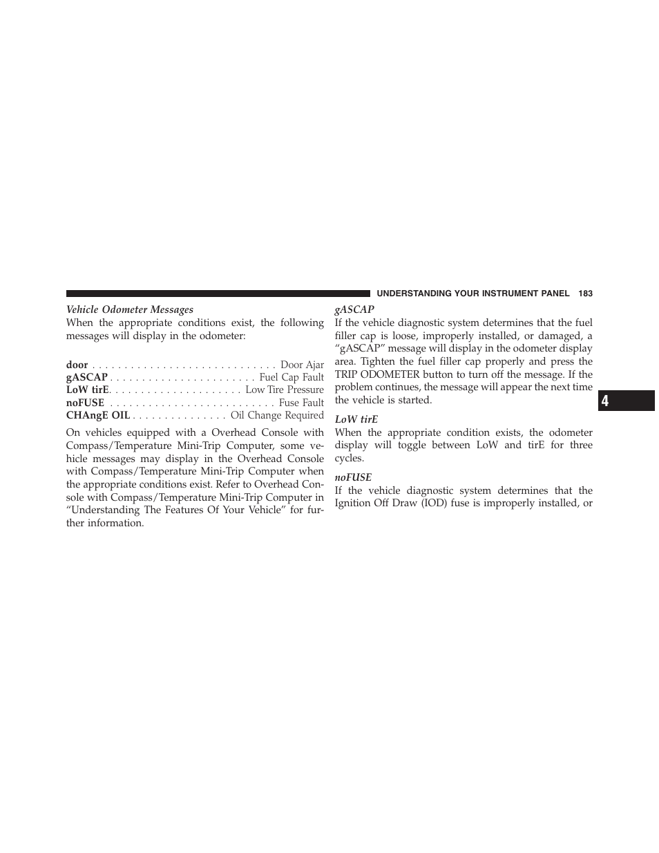 Dodge 2011 Dakota User Manual | Page 184 / 454