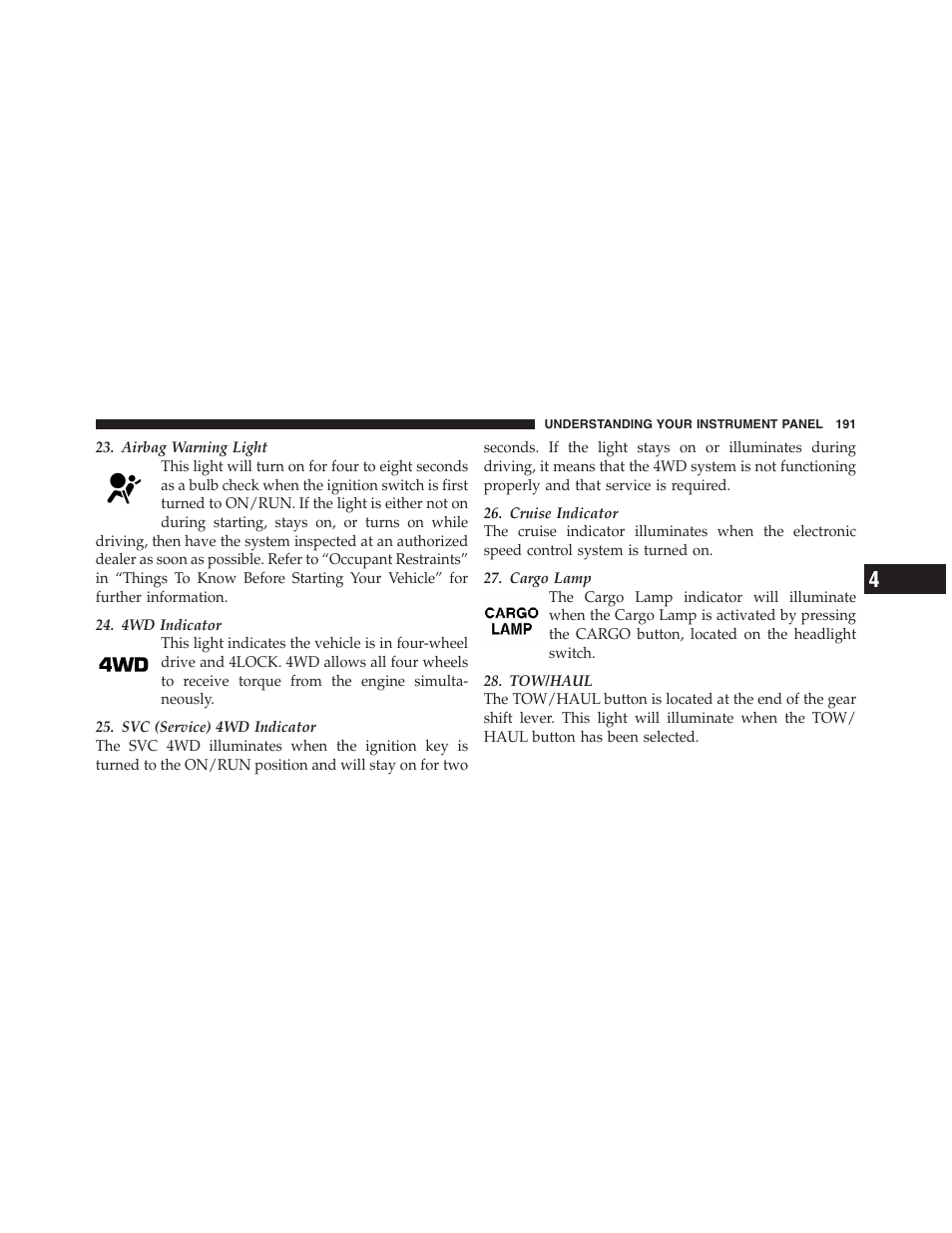 Dodge 2011 Dakota User Manual | Page 192 / 454