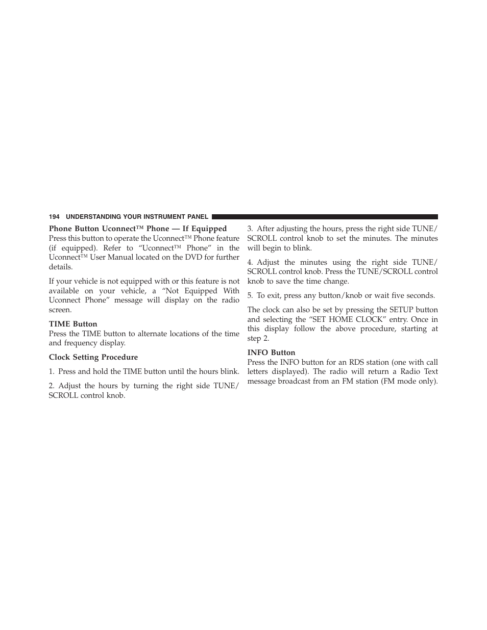 Dodge 2011 Dakota User Manual | Page 195 / 454