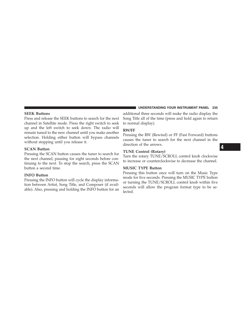 Dodge 2011 Dakota User Manual | Page 236 / 454