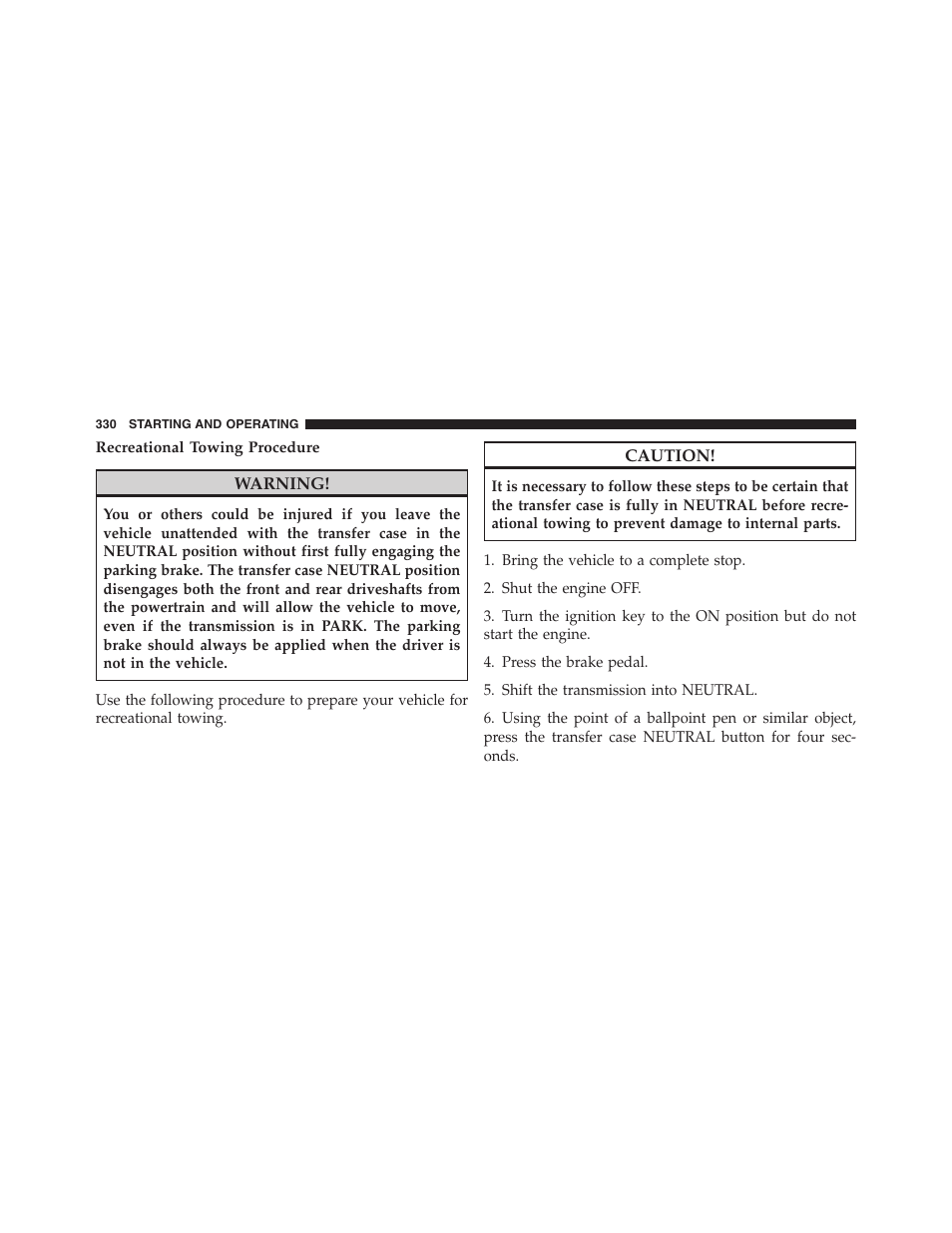 Dodge 2011 Dakota User Manual | Page 331 / 454