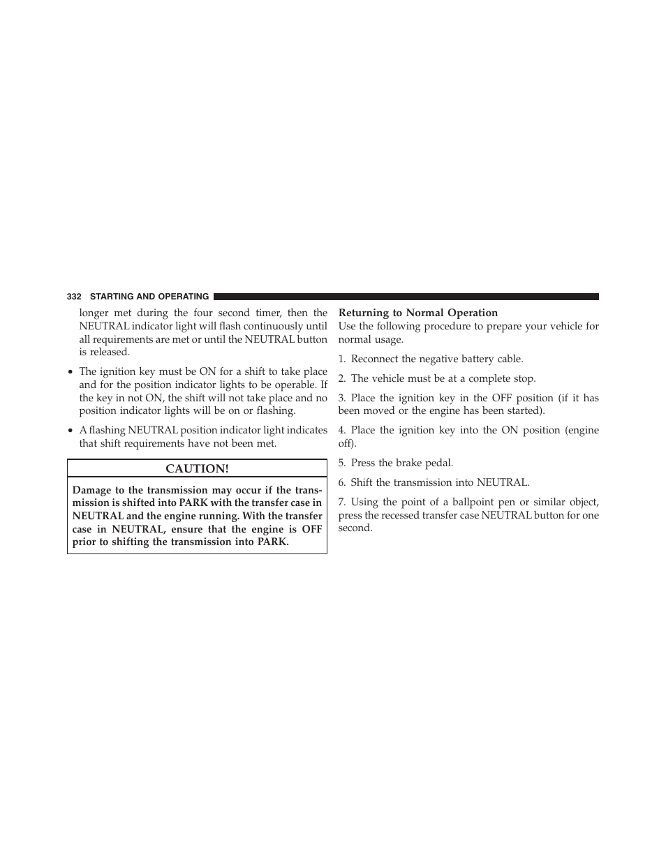 Dodge 2011 Dakota User Manual | Page 333 / 454