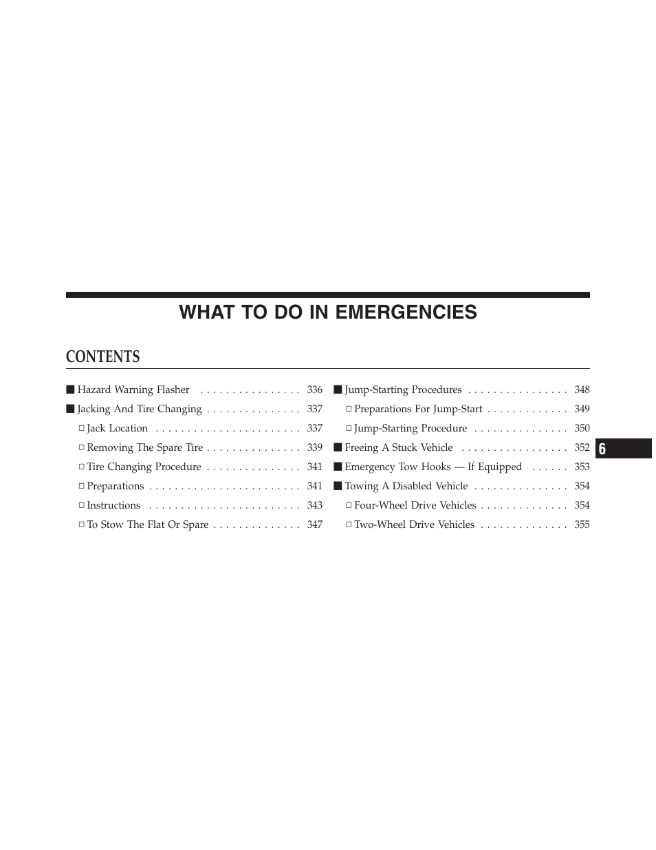 Dodge 2011 Dakota User Manual | Page 336 / 454