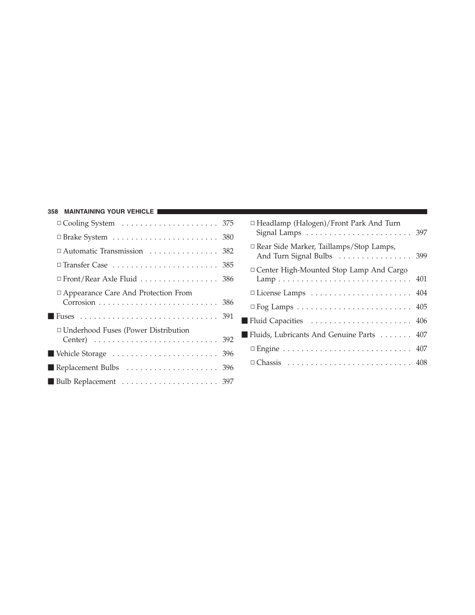 Dodge 2011 Dakota User Manual | Page 359 / 454