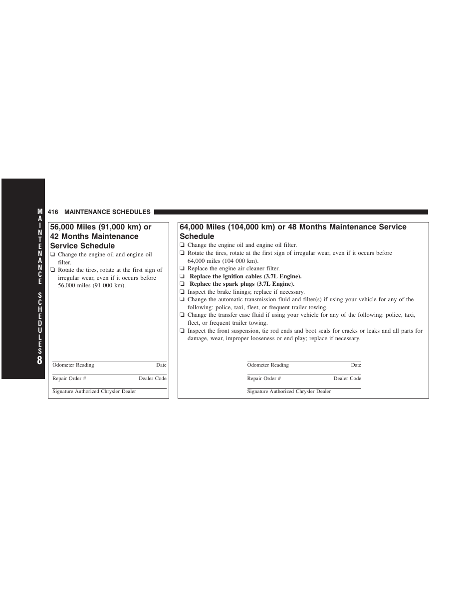 Dodge 2011 Dakota User Manual | Page 417 / 454