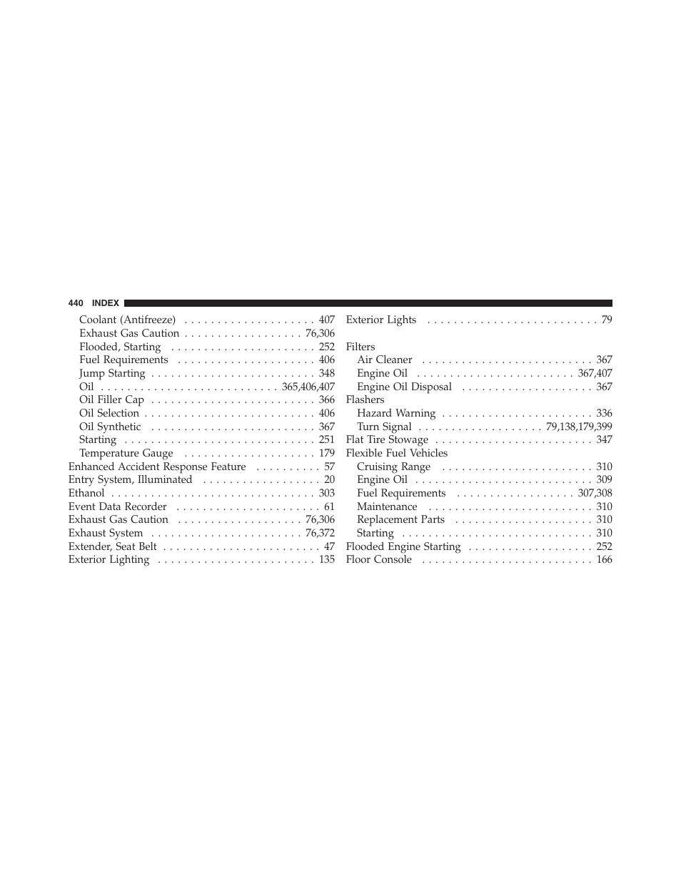 Dodge 2011 Dakota User Manual | Page 441 / 454