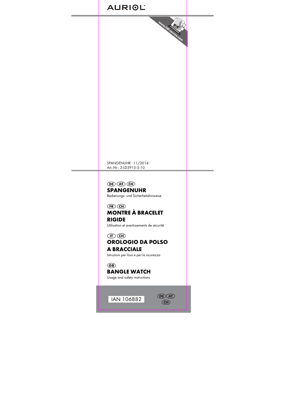 Auriol 2-LD3915-5-10 User Manual | 23 pages