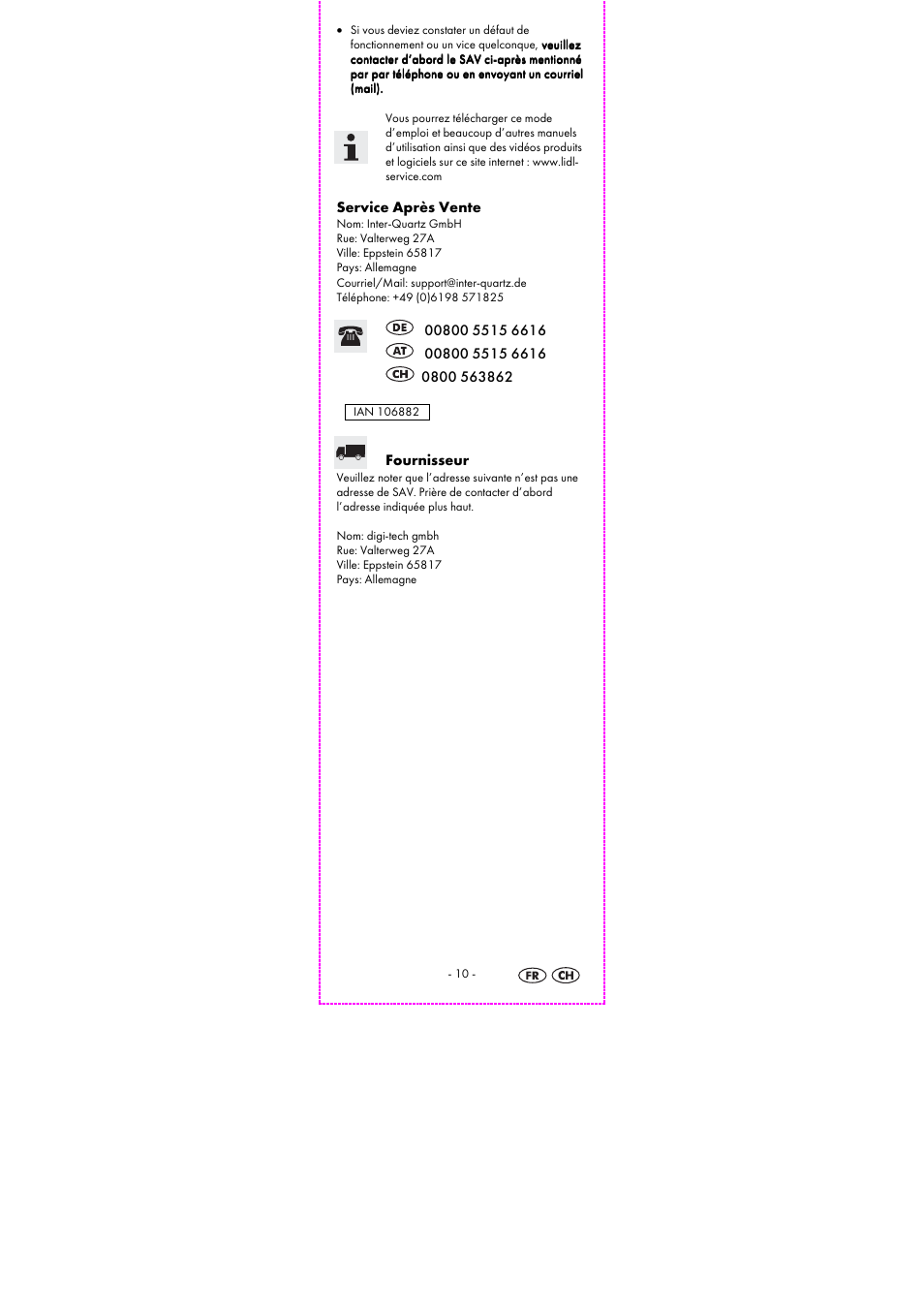 Auriol 2-LD3915-5-10 User Manual | Page 12 / 23