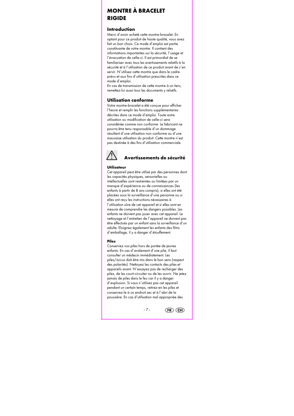 Montre à bracelet rigide | Auriol 2-LD3915-5-10 User Manual | Page 9 / 23