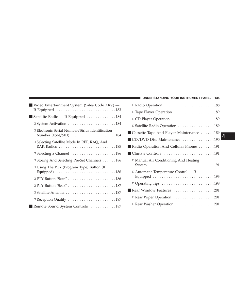 Dodge 2007 Magnum User Manual | Page 135 / 400