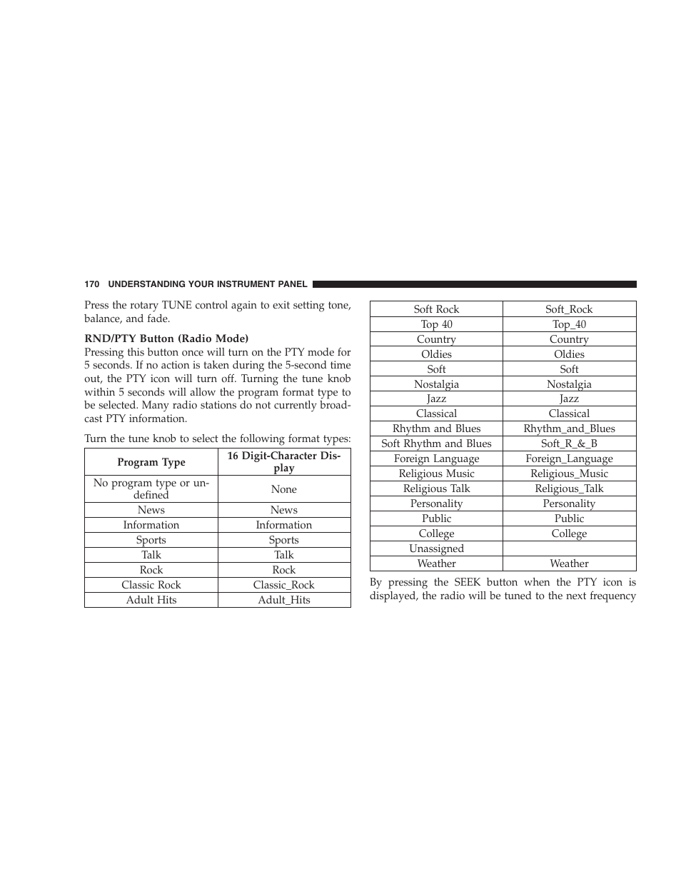 Dodge 2007 Magnum User Manual | Page 170 / 400
