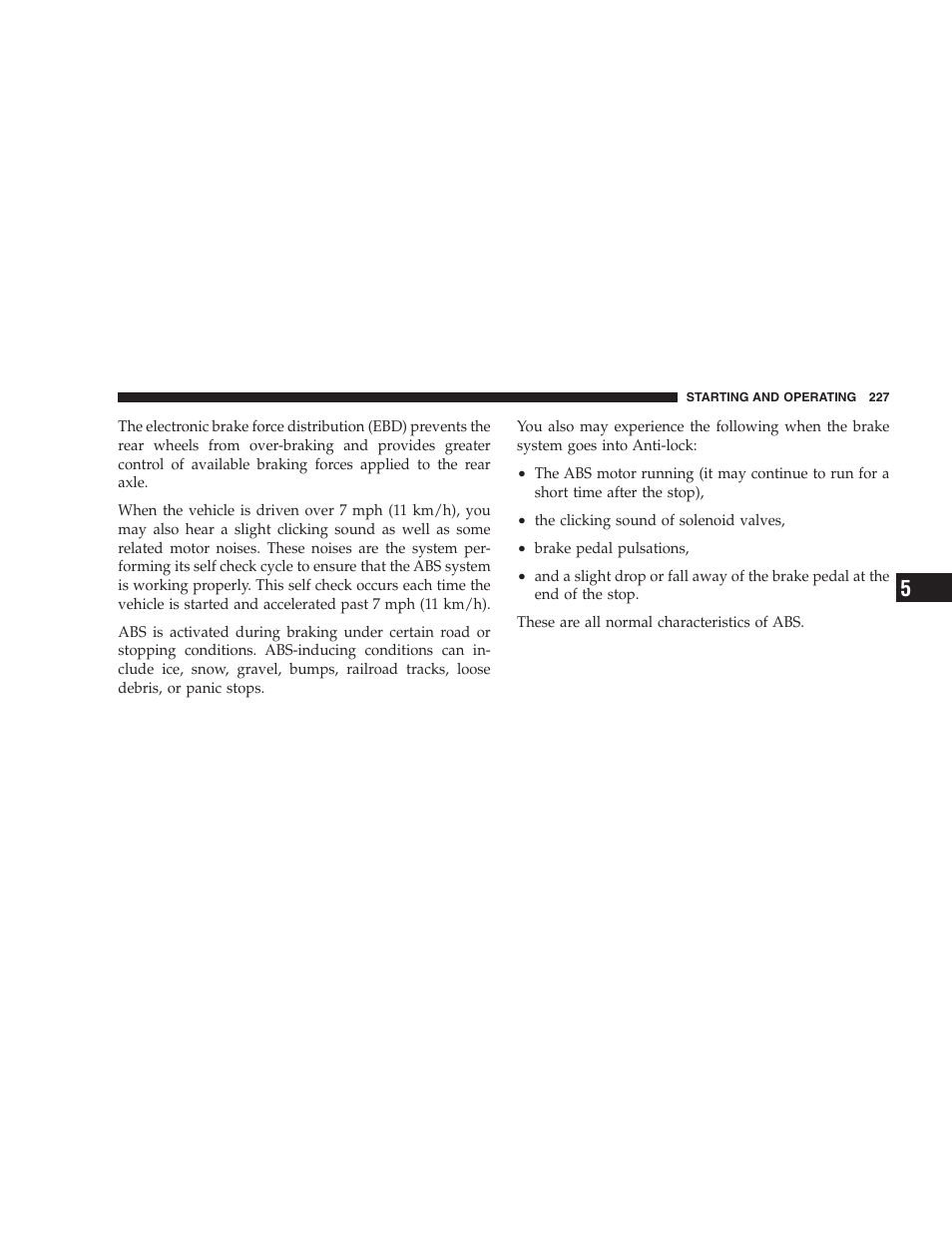 Dodge 2007 Magnum User Manual | Page 227 / 400