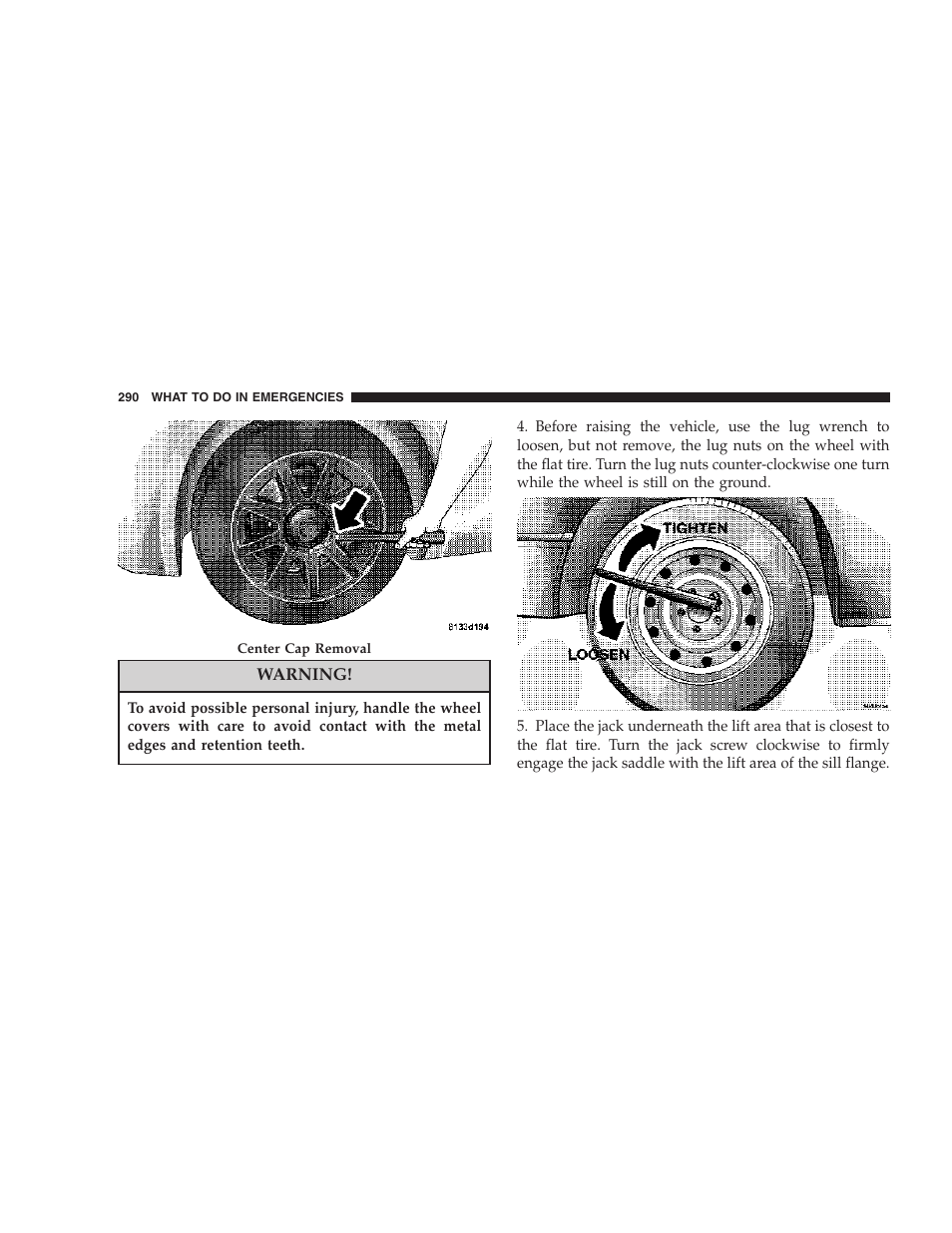 Dodge 2007 Magnum User Manual | Page 290 / 400