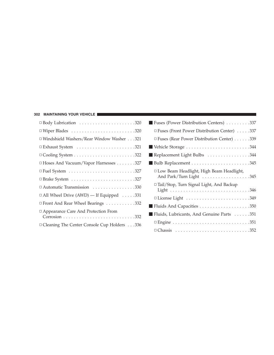 Dodge 2007 Magnum User Manual | Page 302 / 400