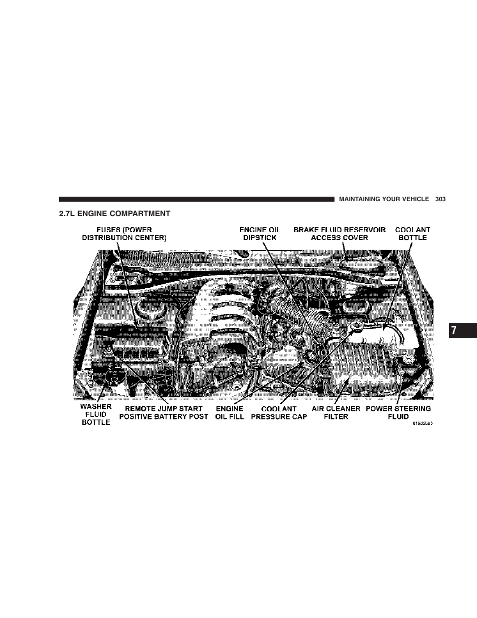 7l engine compartment | Dodge 2007 Magnum User Manual | Page 303 / 400