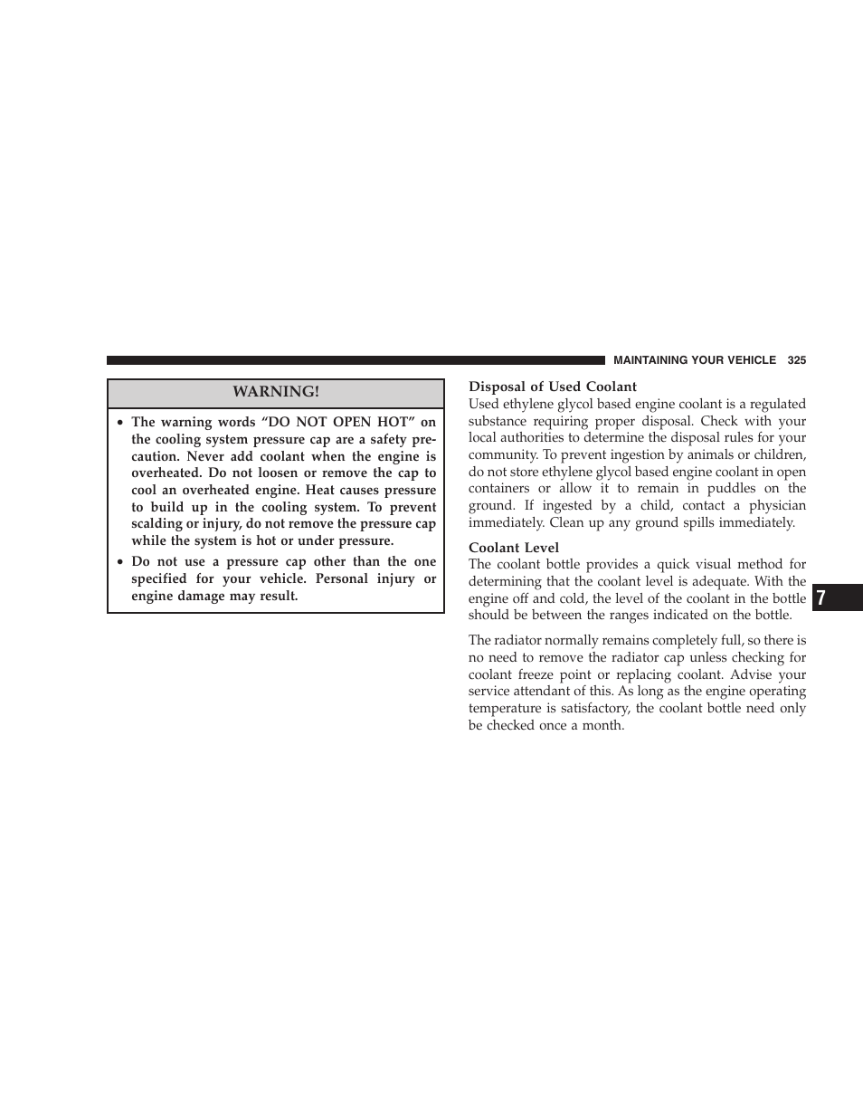 Dodge 2007 Magnum User Manual | Page 325 / 400