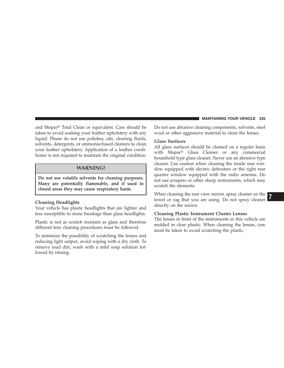 Dodge 2007 Magnum User Manual | Page 335 / 400