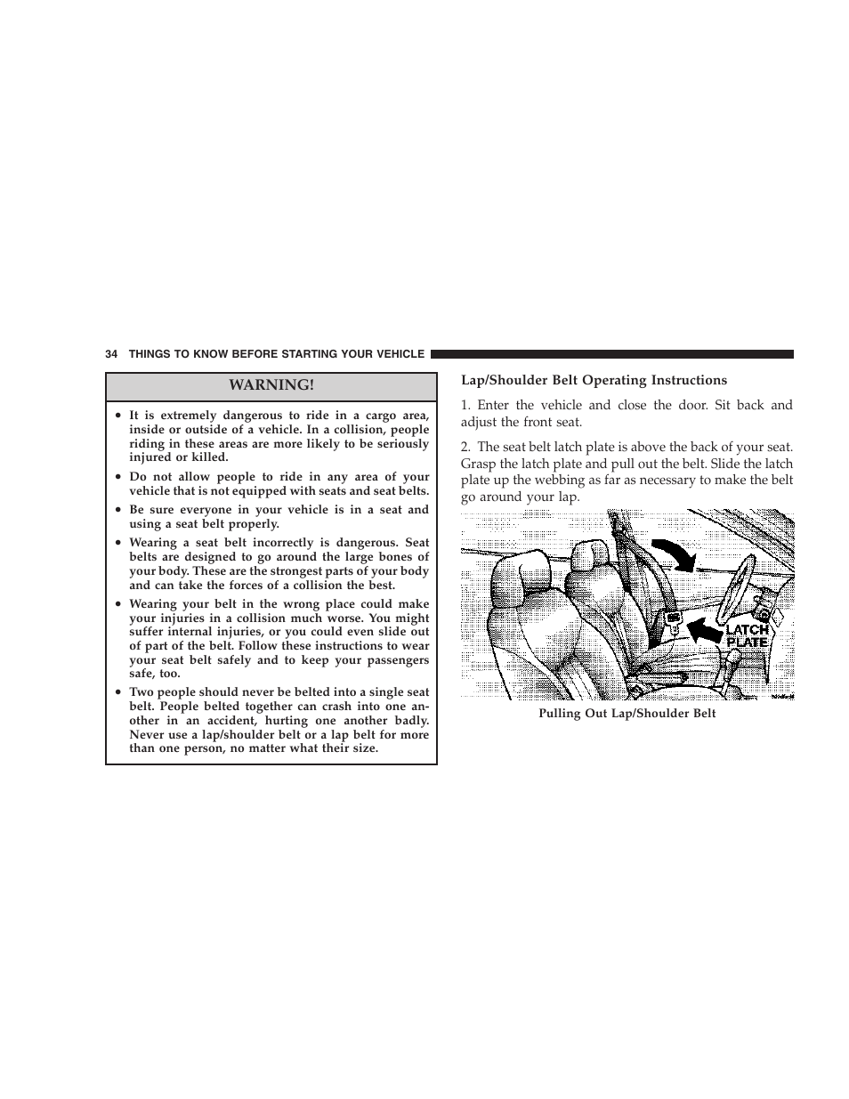 Dodge 2007 Magnum User Manual | Page 34 / 400