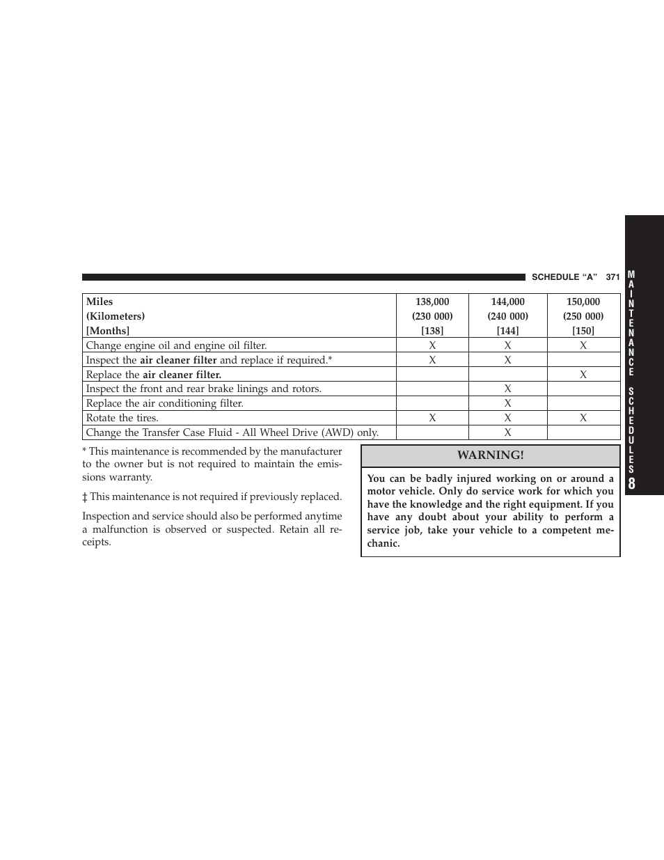 Dodge 2007 Magnum User Manual | Page 371 / 400