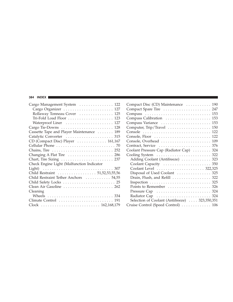 Dodge 2007 Magnum User Manual | Page 384 / 400