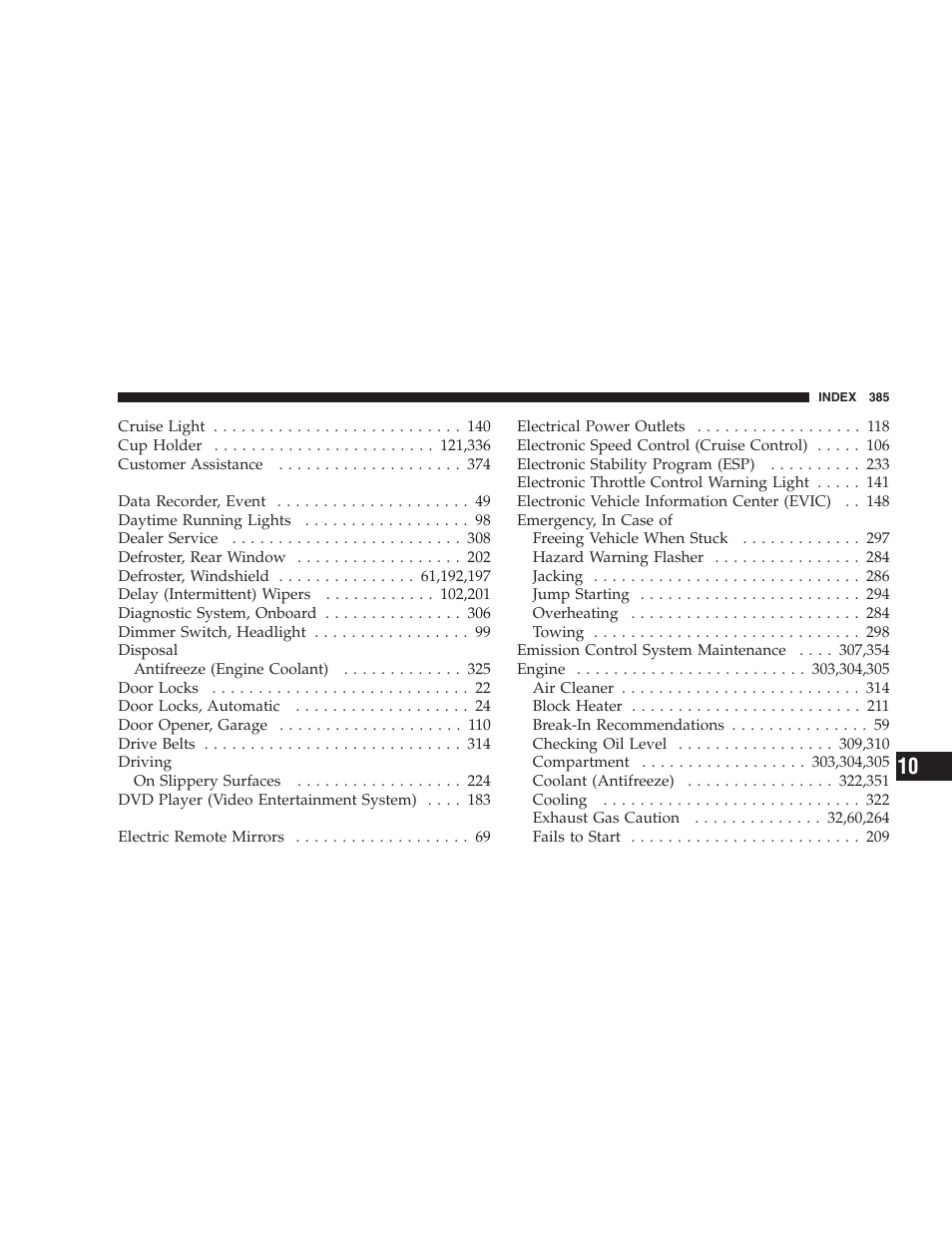 Dodge 2007 Magnum User Manual | Page 385 / 400